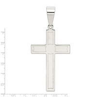 Load image into Gallery viewer, Sterling Silver Polished Cross Pendant
