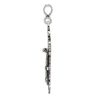 Load image into Gallery viewer, Sterling Silver Antiqued Crucifix Charm
