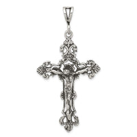 Load image into Gallery viewer, Sterling Silver Antiqued Crucifix Charm
