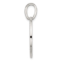 Load image into Gallery viewer, Sterling Silver Polished CZ Antiqued Peace Inspiration Pendant
