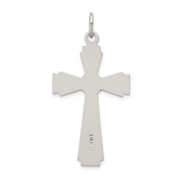 Load image into Gallery viewer, Sterling Silver Satin and D/C INRI Crucifix Pendant
