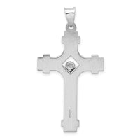 Load image into Gallery viewer, Sterling Silver Rhodium-plated Polished INRI Crucifix Pendant
