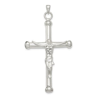 Load image into Gallery viewer, Sterling Silver Polished Crucifix Pendant
