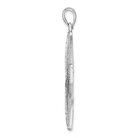 Load image into Gallery viewer, De-Ani Sterling Silver Rhodium-plated Polished Diamond-Cut Large Starfish Pendant
