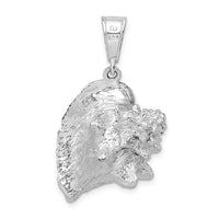 Load image into Gallery viewer, De-Ani Sterling Silver Rhodium-Plated Polished 3D Conch Shell Pendant
