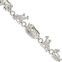 Load image into Gallery viewer, Sterling Silver Noah&#39;s Ark Bracelet
