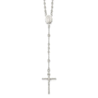 Load image into Gallery viewer, Sterling Silver Polished Rosary Necklace

