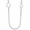 Sterling Silver Rhodium-plated Polished Necklace