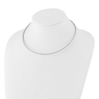 Load image into Gallery viewer, Sterling Silver Rhodium-plated Woven with 2in. ext Necklace
