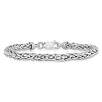 Load image into Gallery viewer, Sterling Silver Rhodium-plated 7.5in. Bracelet

