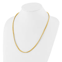 Load image into Gallery viewer, Sterling Silver Gold-plated Twist Texture Wrapped Necklace
