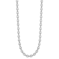 Load image into Gallery viewer, Sterling Silver Rhodium-plated Square Link w/2in ext. Necklace

