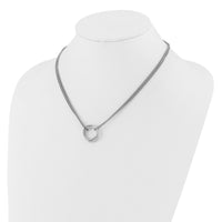 Load image into Gallery viewer, Sterling Silver RH-plt Multi-Strand Circles w/ 2in ext. Necklace
