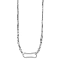 Load image into Gallery viewer, Sterling Silver Rhodium-plated with 2in ext. Necklace
