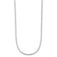 Load image into Gallery viewer, Sterling Silver Rhodium-plated Beaded with 2in ext. Necklace
