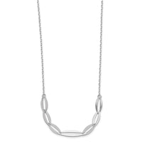 Load image into Gallery viewer, Sterling Silver Rhodium-plated with 1.5in ext. Necklace
