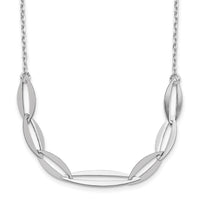 Load image into Gallery viewer, Sterling Silver Rhodium-plated with 1.5in ext. Necklace
