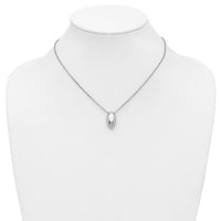 Load image into Gallery viewer, Sterling Silver RH-plated Polished Fancy w/2in ext. Necklace
