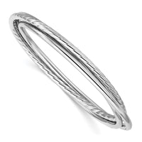 Load image into Gallery viewer, Sterling Silver RH-plated Polished and Twisted 3-Intertwined Slip-
