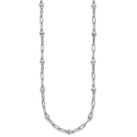 Load image into Gallery viewer, Sterling Silver RH-plated Polished Fancy Link w/2in ext. Necklace
