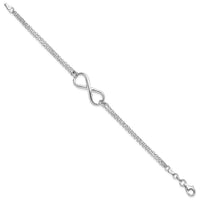 Load image into Gallery viewer, Sterling Silver Infinity Symbol Bracelet

