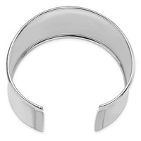 Load image into Gallery viewer, Sterling Silver RH-plated Polished Slip-on Bangle
