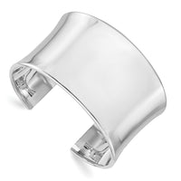 Load image into Gallery viewer, Sterling Silver RH-plated Polished Slip-on Bangle
