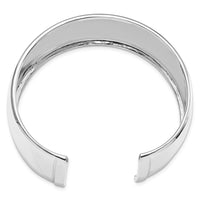 Load image into Gallery viewer, Sterling Silver RH-plated Polished Slip-on Bangle
