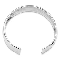 Load image into Gallery viewer, Sterling Silver RH-plated Polished Slip-on Bangle
