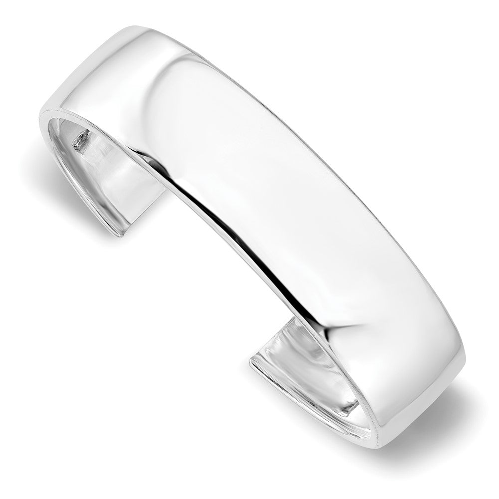 Sterling Silver RH-plated Polished Slip-on Bangle
