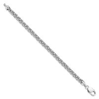 Load image into Gallery viewer, Sterling Silver Rhodium-plated Polished Link Bracelet
