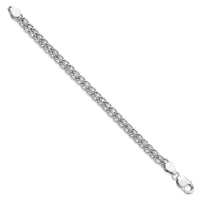 Load image into Gallery viewer, Sterling Silver Rhodium-plated Polished Link Bracelet
