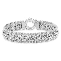 Load image into Gallery viewer, Sterling Silver RH-plated Polished Bracelet
