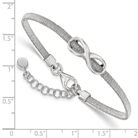 Load image into Gallery viewer, Sterling Silver Infinity w/1in ext. Bracelet

