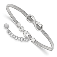 Load image into Gallery viewer, Sterling Silver Infinity w/1in ext. Bracelet
