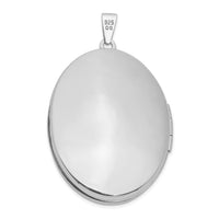 Load image into Gallery viewer, Sterling Silver Rhodium-plated Scroll Design Oval 6-Frame Family Locket
