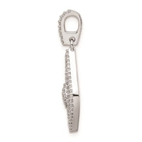Load image into Gallery viewer, Sterling Silver Rhodium Diam. Fashion Pendant
