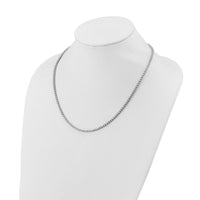 Load image into Gallery viewer, Sterling Shimmer Sterling Silver Rhodium-plated Bezel Set 1.7mm CZ 159 Stone 20 inch Necklace
