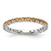 Sterling Silver Stackable Expressions Citrine Ring