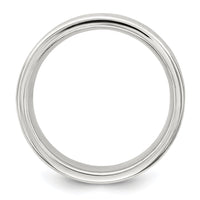 Load image into Gallery viewer, Sterling Silver 7mm Polished 5-Row Fancy Band Size 13
