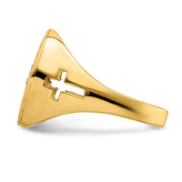 Load image into Gallery viewer, 14K w/Rhodium The Last Supper Men&#39;s Ring
