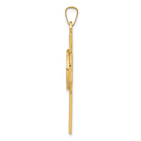 Load image into Gallery viewer, 14k Cross w/St Anthony Medal Pendant
