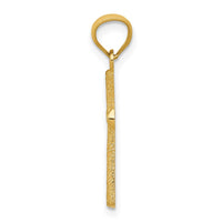 Load image into Gallery viewer, 14k Diamond-cut Cross Pendant
