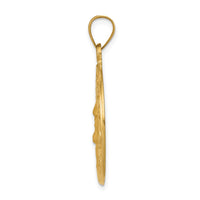 Load image into Gallery viewer, 14k Head of Christ Medal Hollow Round Pendant
