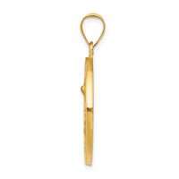 Load image into Gallery viewer, 14k Saint Michael Medal Hollow Pendant
