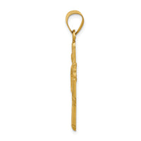 Load image into Gallery viewer, 14k Four-Way Religious Medal Hollow Pendant
