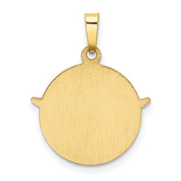 Load image into Gallery viewer, 14k Holy Spirit Medal Hollow Round Pendant
