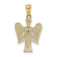 Load image into Gallery viewer, 14k w/Rhodium Angel Pendant
