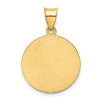 Load image into Gallery viewer, 14k Holy Communion Medal Hollow Pendant
