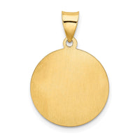 Load image into Gallery viewer, 14k Confirmation Medal Hollow Round Pendant
